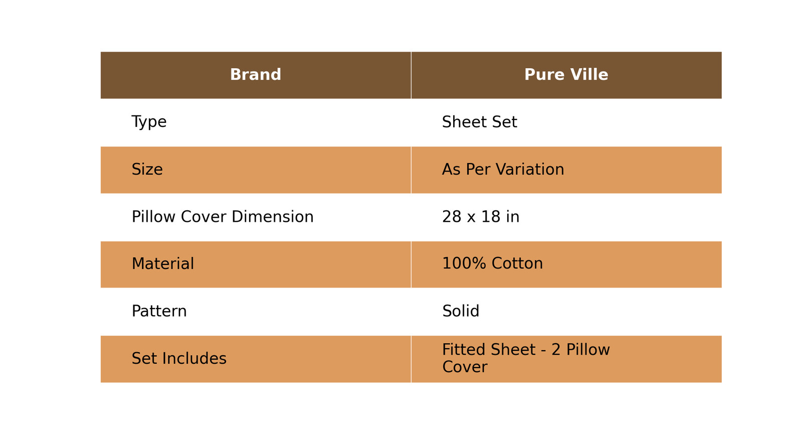 Handmade Solid Uni Microfibre Only Fitted Sheet Brown Colour Best For Present