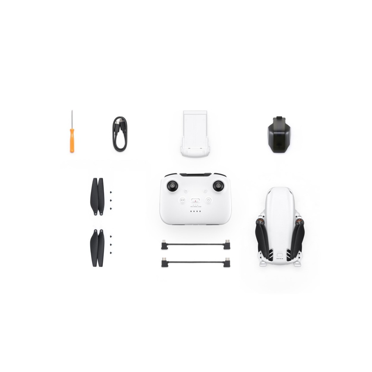 SKYROVER S1 Mini Camera Drone with 4K/60fps Video and 3-Axis Gimbal (White)