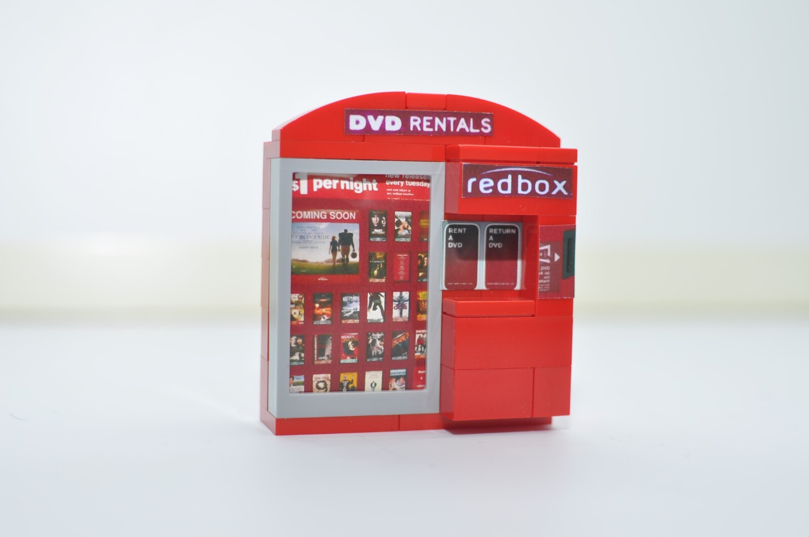 Custom Movie Vending Machine MOC Model compatible Built with LEGO® bricks