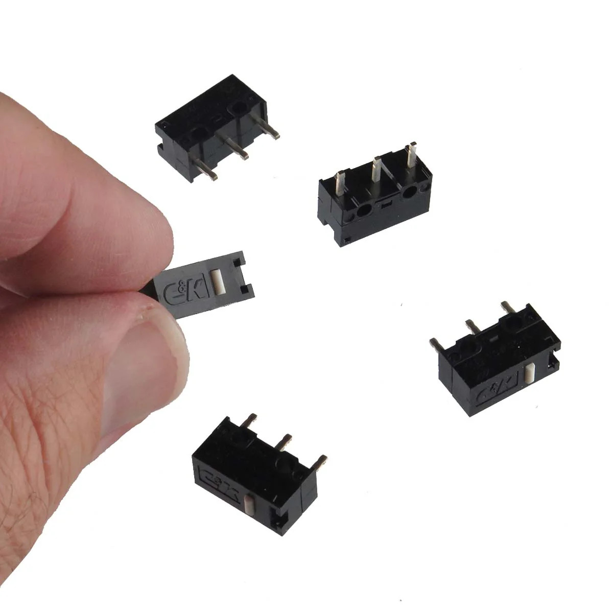 G27294E - (Pkg 5) C&K Miniature Snap Action Switch ZMA03A150P00PC SPDT 3Amp 125V