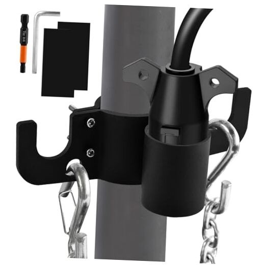 Heavy Duty Trailer Towing Organizer—Aluminum Chain Holder—7-Way