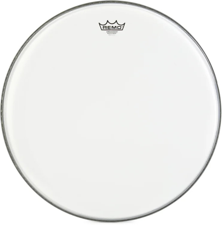 Remo Ambassador Smooth White Bass Drumhead - 20 inches