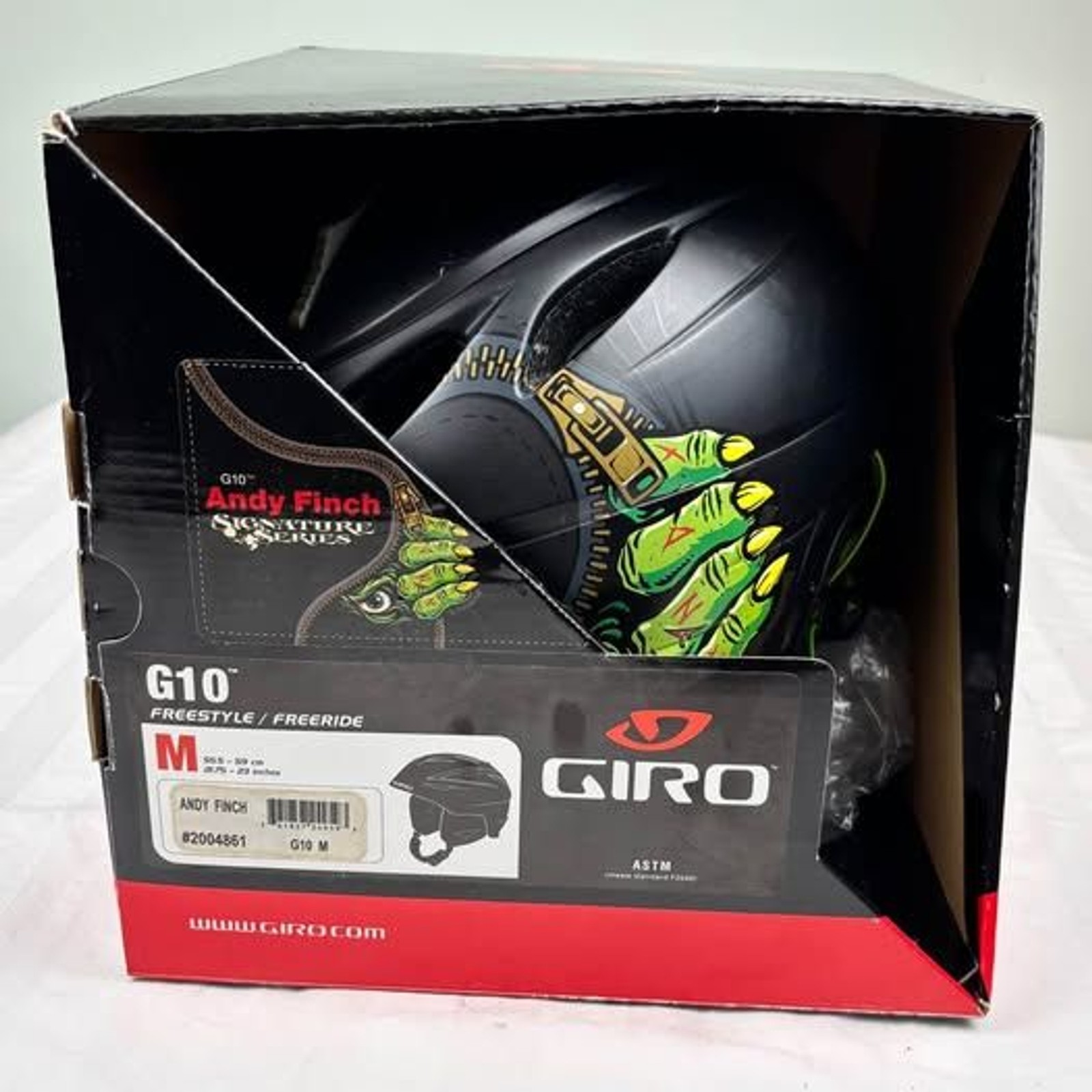 Giro G10 Andy Finch Adult Sz 55.5-58 Limited Signature Freestyle Helmet