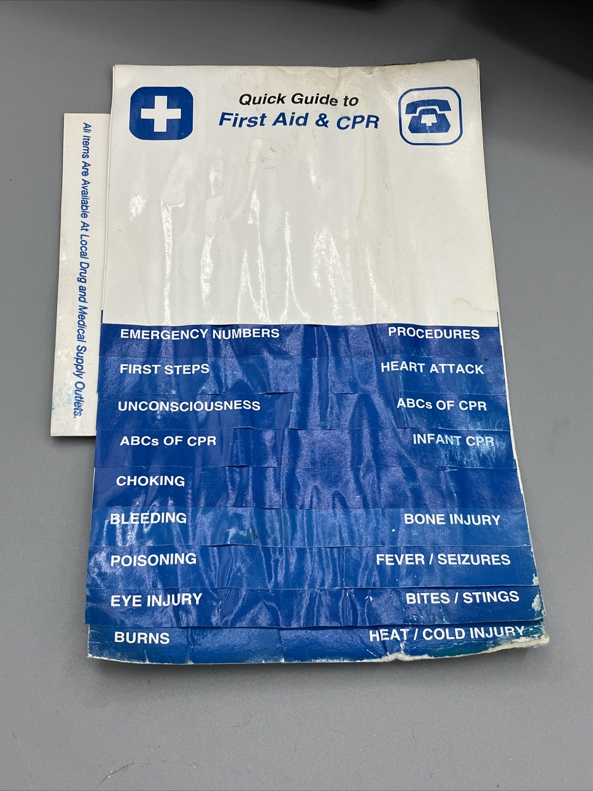 VINTAGE FIRST AID KIT- “LEXUS”!