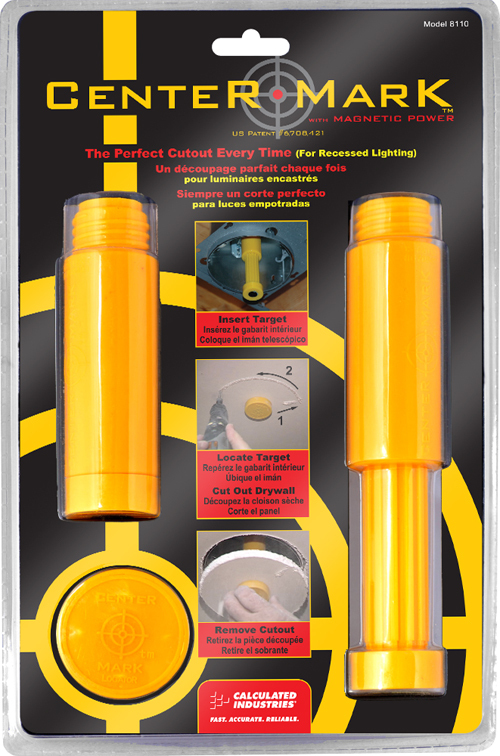 Calculated Industries 8110 Center Mark Magnetic Drywall Locator Tool