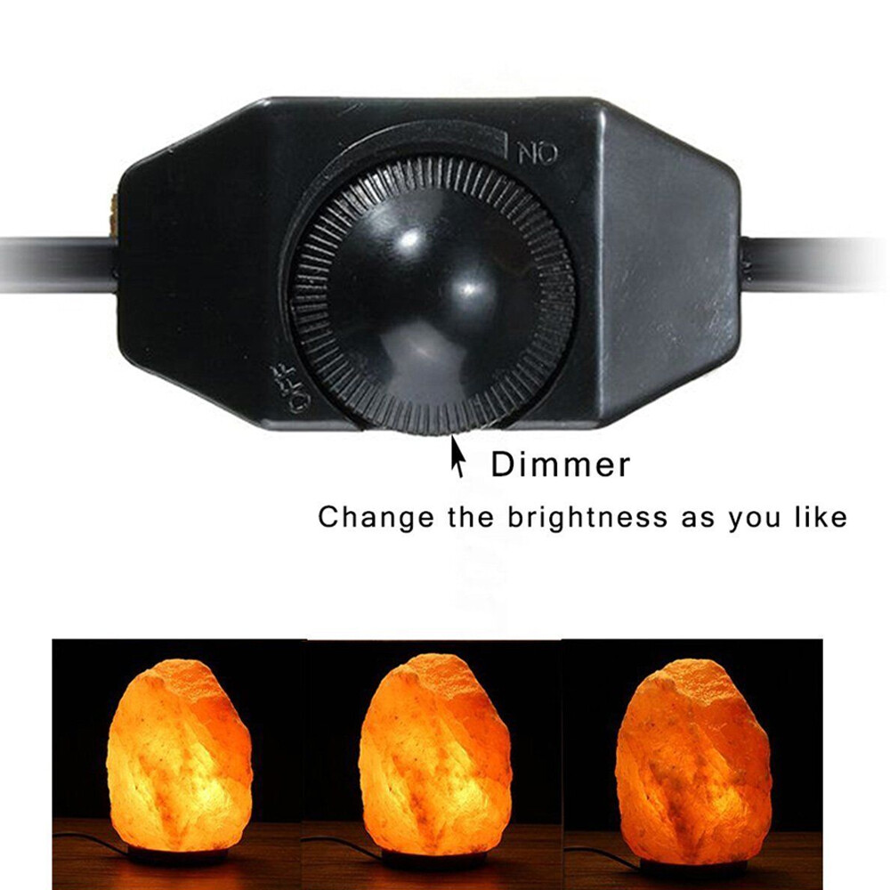 2PCS 6FT Salt Lamps Replacement Cord with Dimmer Switch E12 C7 Socket US