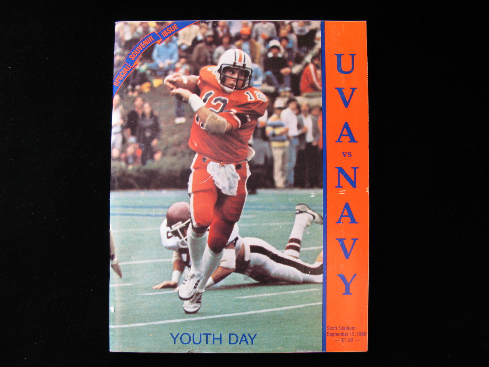 September 13, 1980 U Virginia vs Navy College Football Official Program EX-MT/NM