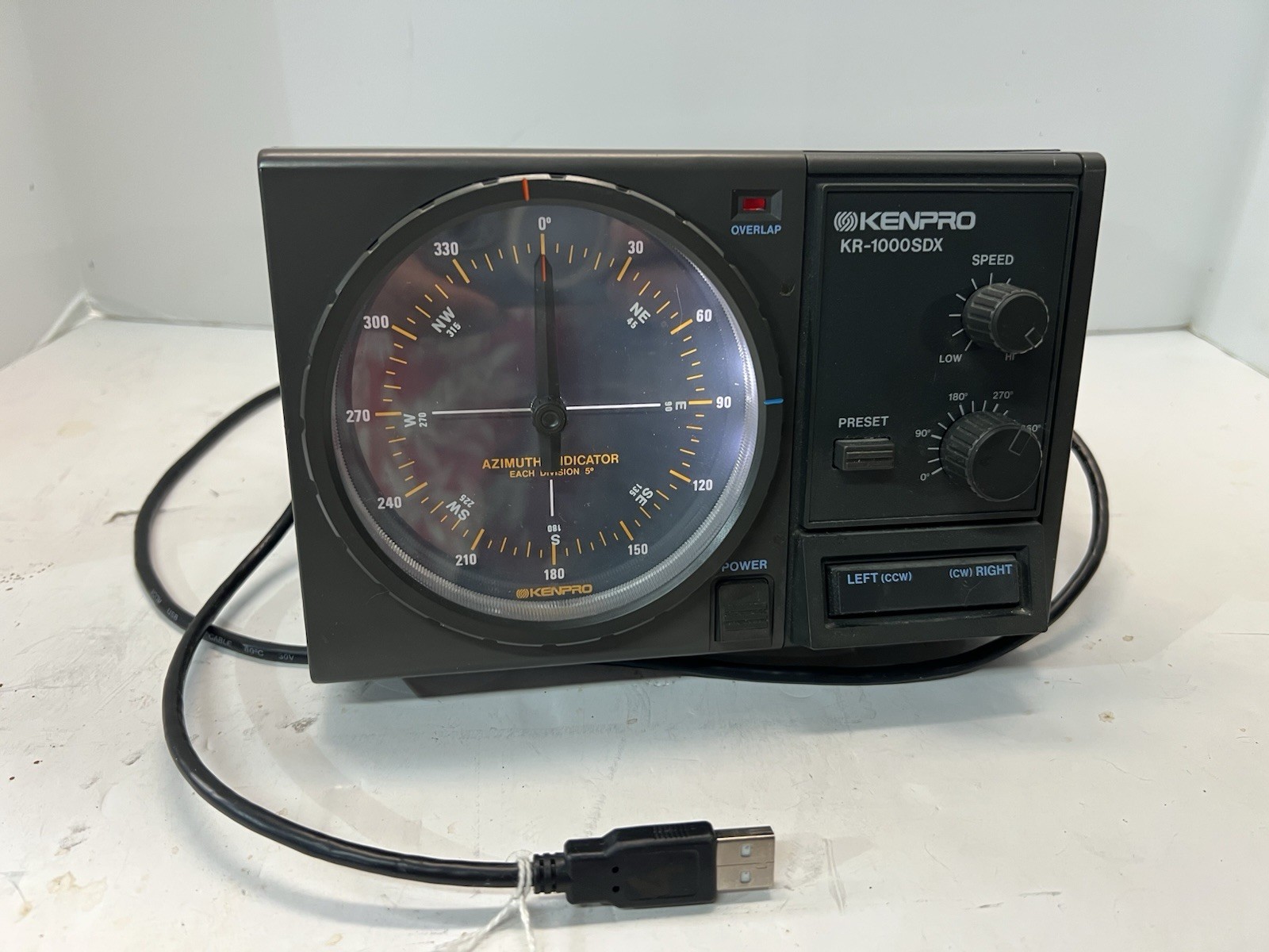 Kenpro / Yaesu Rotor Control KR-1000SDX with USB Interface  *READ DESCRIPTION*