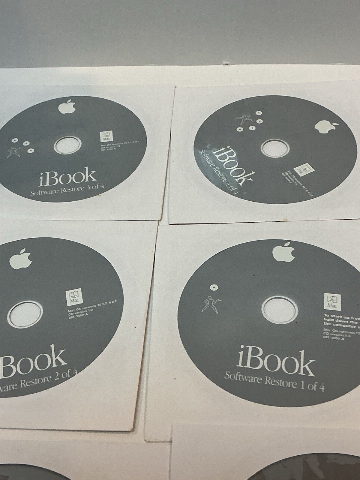 Apple iMac OS X Install Disks ver. 10.1.2 + Applications+iMac Software Restore