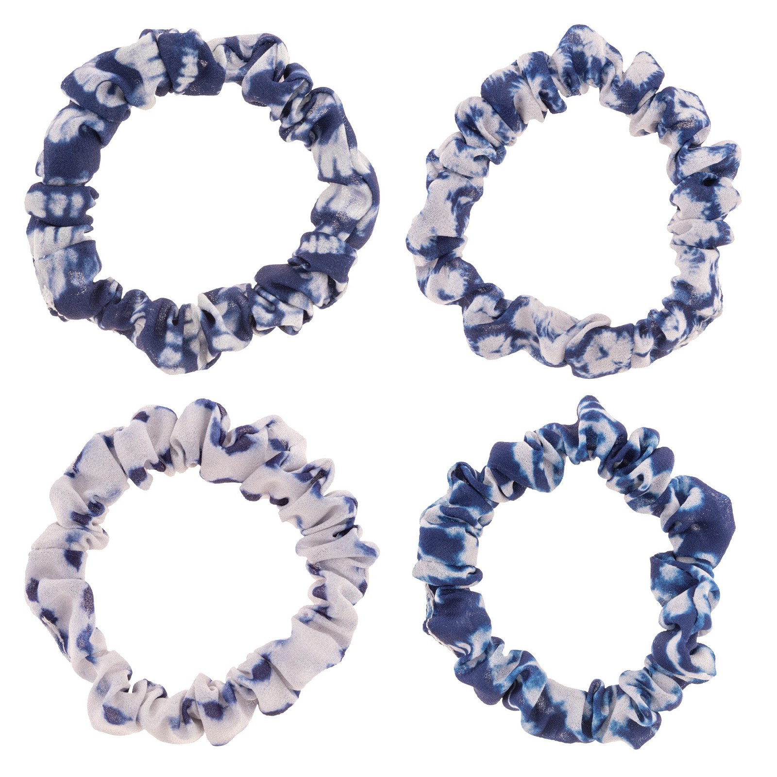 SLIM SCRUNCHIE INDIGO BLUE