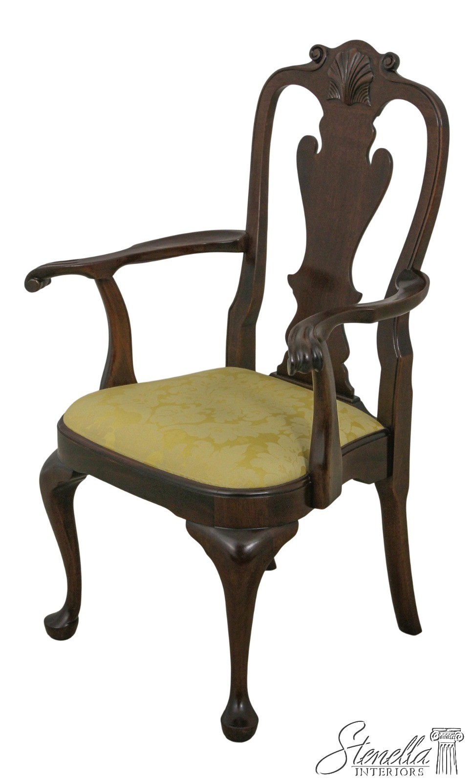 59848: STICKLEY Queen Anne Mahogany Armchair