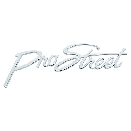United Pacific S1012 Emblem, Chrome, Die-Cast "Pro Street"