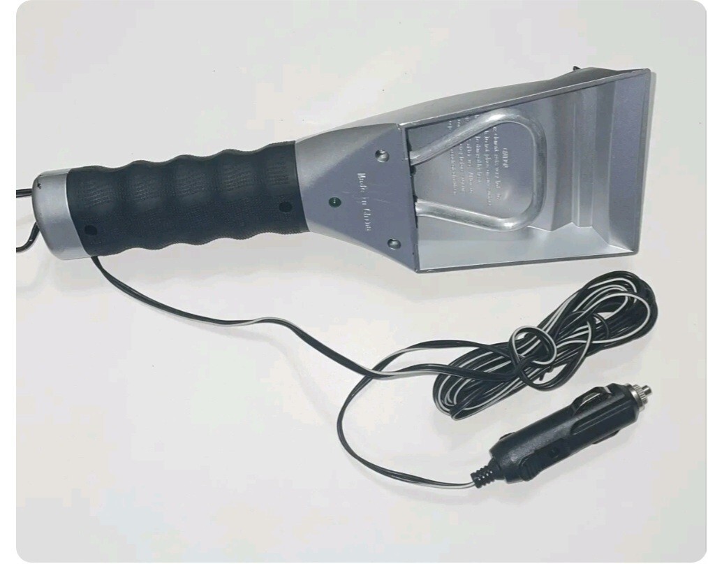 Heated Electric Anti-Scratch Snow Scraper For Winter With Non-Slip Grip Handle