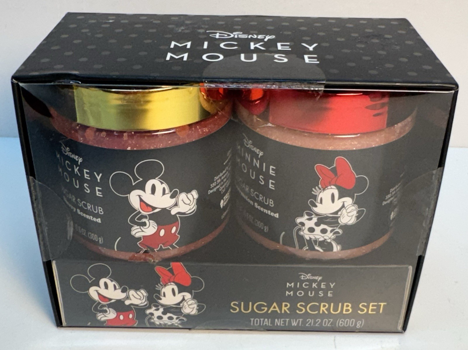 Disney Mickey Mouse NIB Cherry & Watermelon Scented Sugar Scrub Factory Sealed
