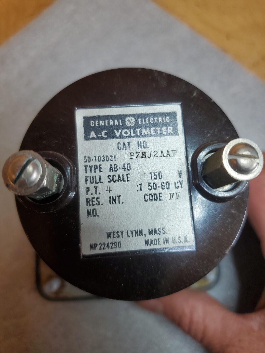 50-103021-PZSJ2AAF AC Volt Meter AB-40