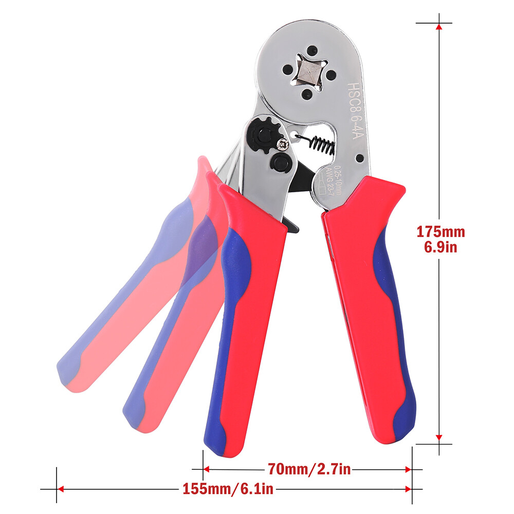 Ferrule Crimping Tool Kit Self-adjustable 1200pcs Terminal Wire Crimper Pliers