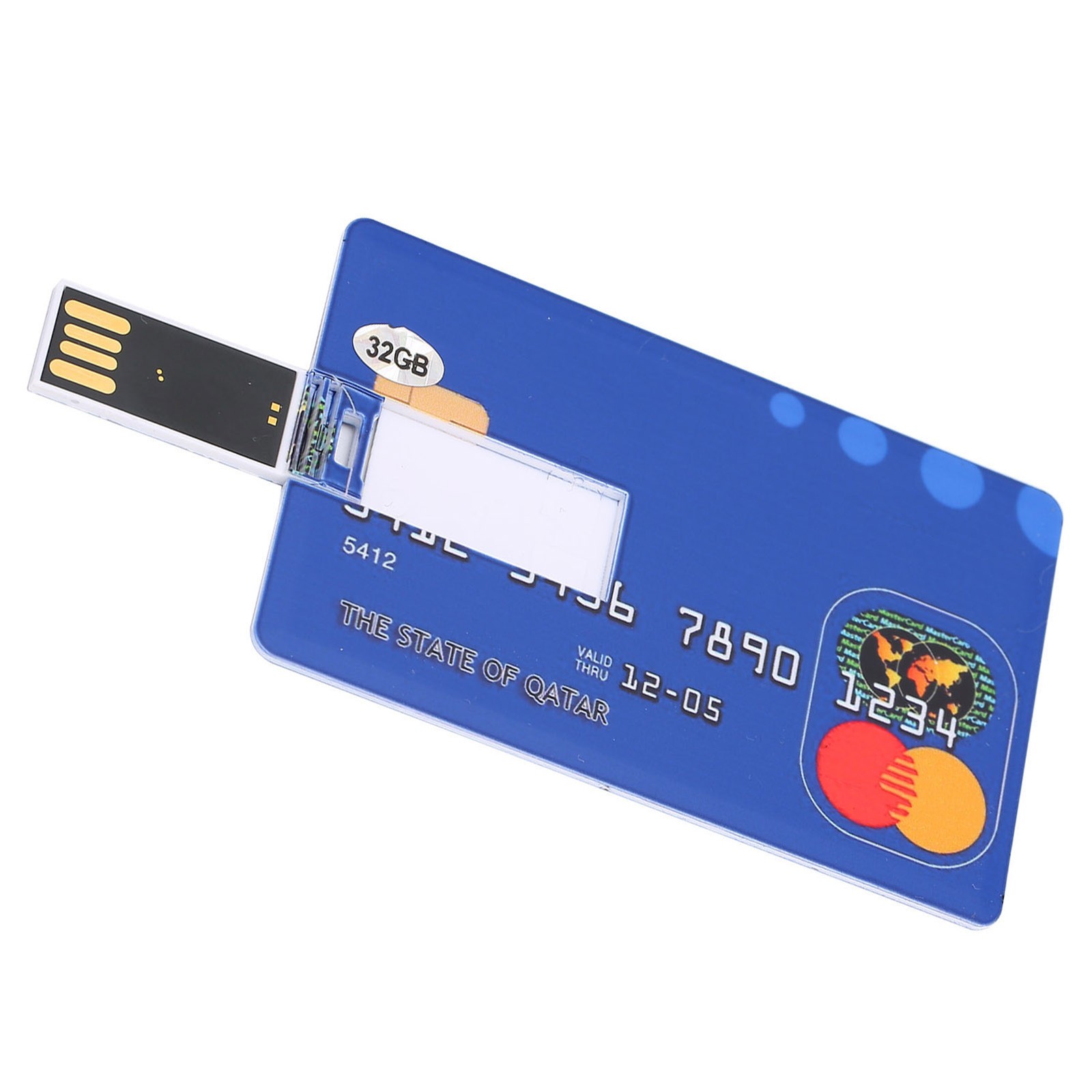 Unique 32GB USB Flash Drive Exquisite Card Shape For School Office Excellent