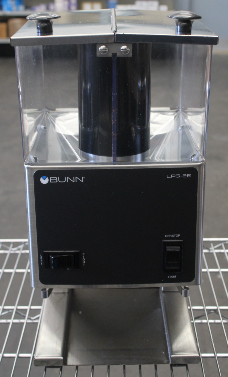 Bunn 26800.0000 *Used* Low Profile Portion Control Coffee Grinder, 2 Hoppers