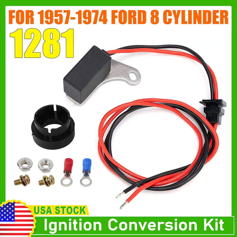 For Ford V8 Pertronix 1281 Ignition Points-to-Electronic Conversion Kit Ignitor✅