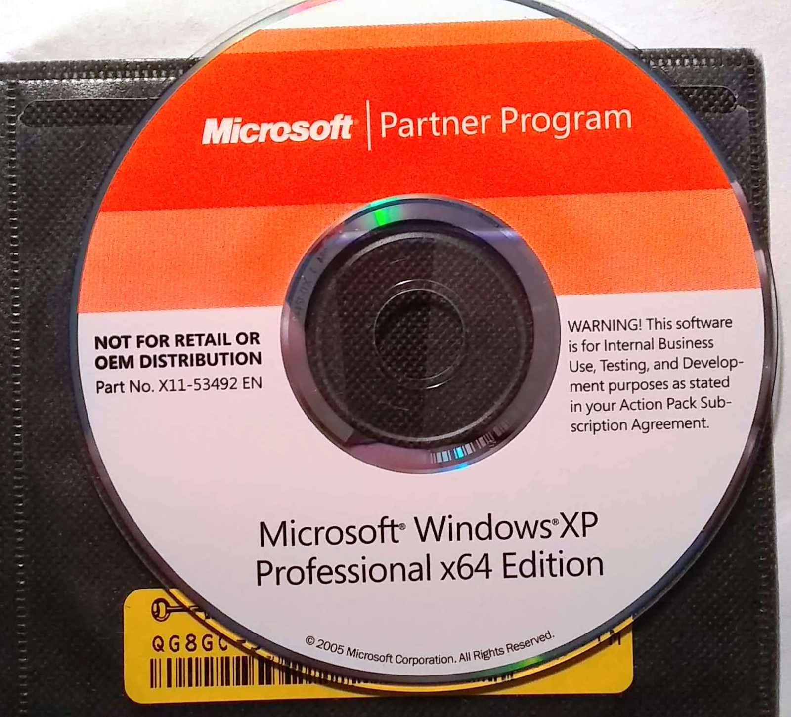 Brand Windows XP Professional x64 Edition 64 bit full version w 10 Prod G2U