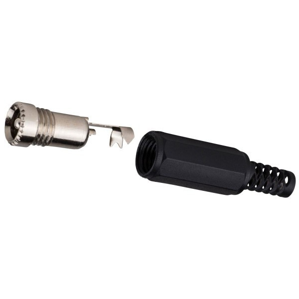 3-Pack 2.5 x 5.5 mm In-Line DC Barrel Power Jack Connector