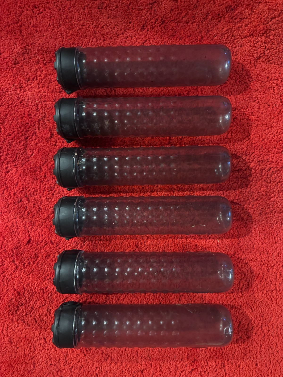 USED Dye Lock Lid Paintball Pods - 160 Round Tube - 6 Six Pack LockLid - Smoke