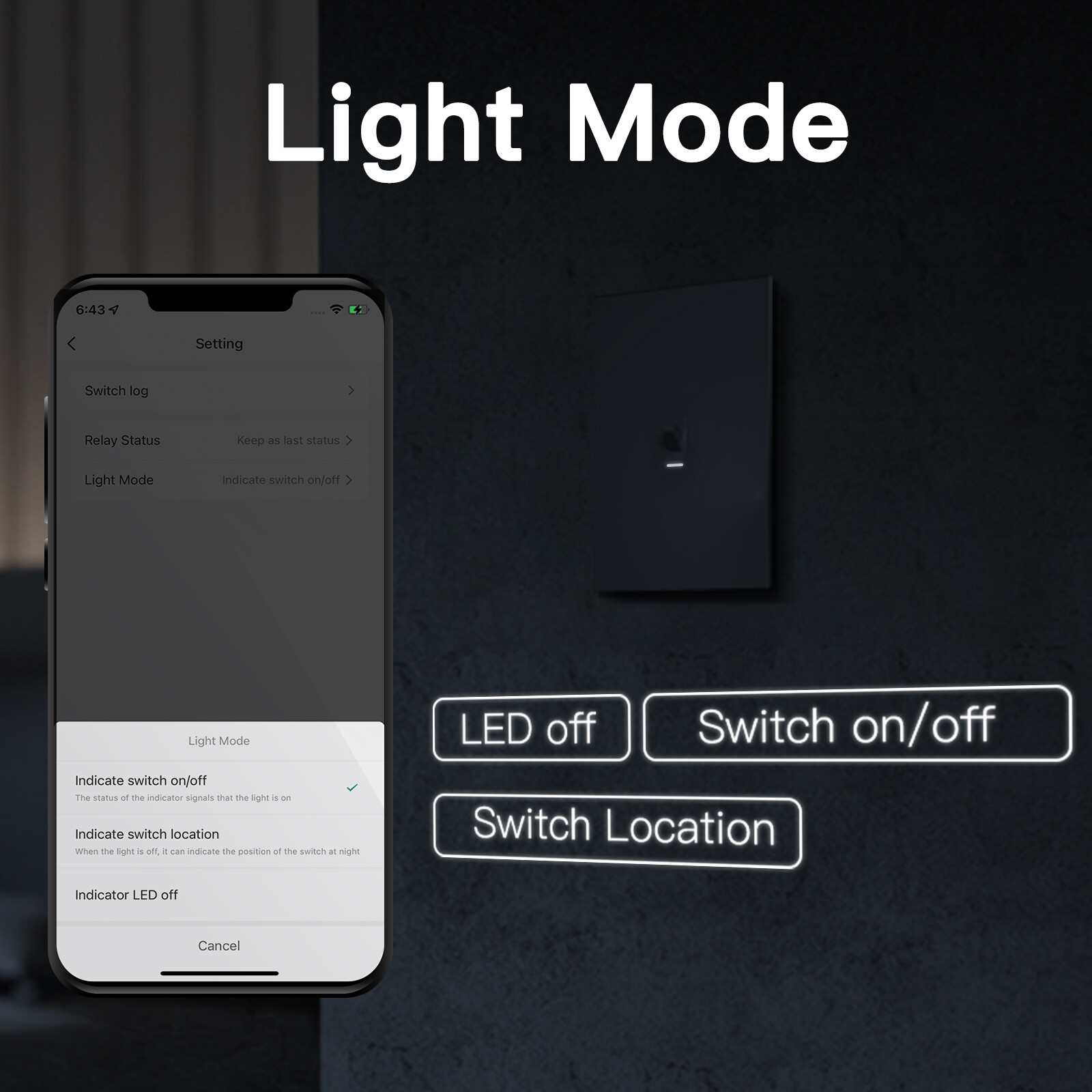 MOES WiFi Smart Toggle Light Switch 3 Way Wall Switch Alexa Google APP Remote