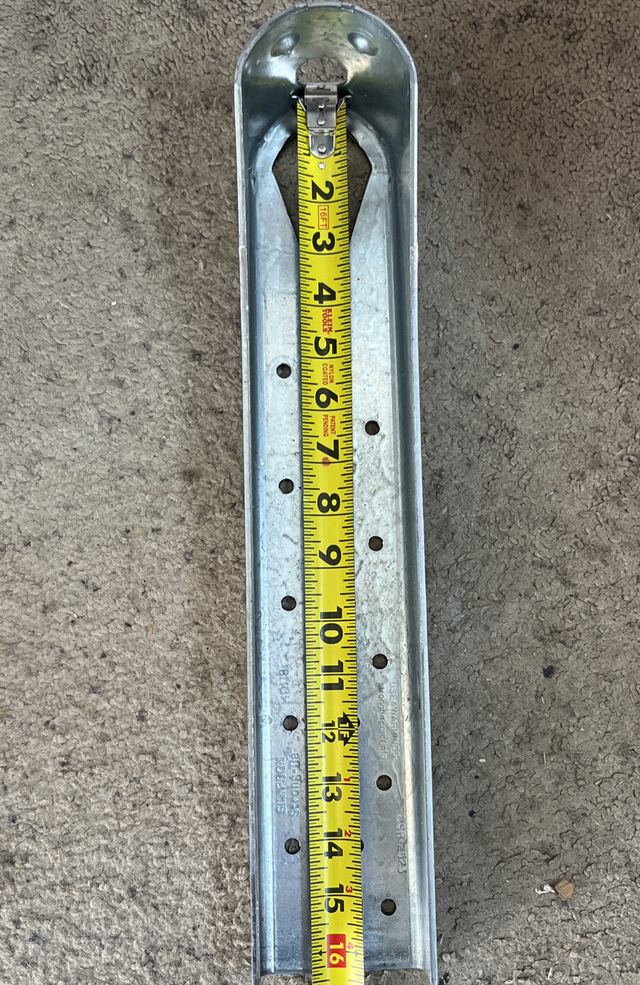 Simpson Strong-Tie HDU8-SDS2.5-16-5/8" Galvanized Predeflected Holdown w/SDS