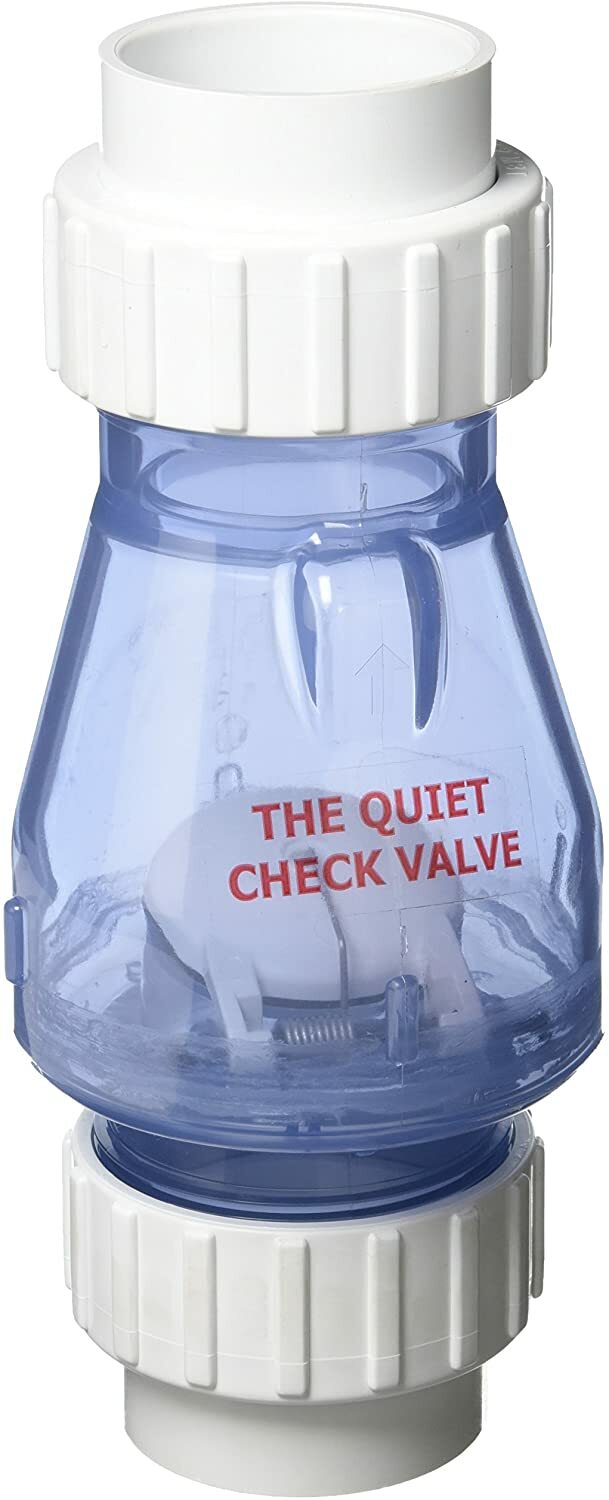 Magic Smart Check Valve 2 inch Union x Union Clear 0823-20C