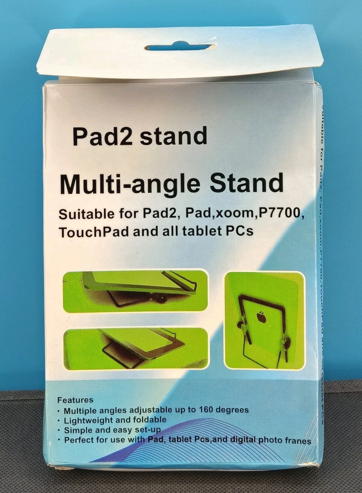 Unbranded 2pc Multi-Angle Tablet Stand  Holder for Pad2 and Universal Tablet PC