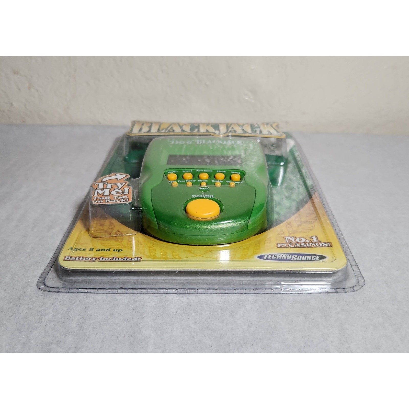 Bee Techno Source Blackjack No. 30220 Handheld Electronic Game Brand New 2003