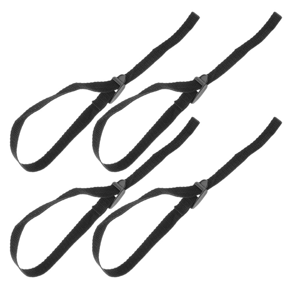 4 Pcs Ski Wrist Straps Pole Handle Snowboard Fastener Adjustable