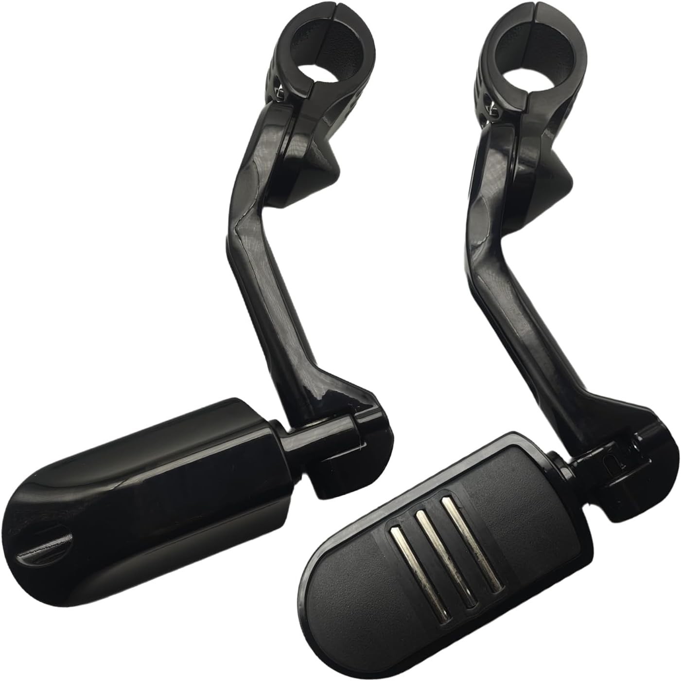Highway Pegs for Harley Davidson, Universal Motorcycle Footrest, 1.25" Engine Gu