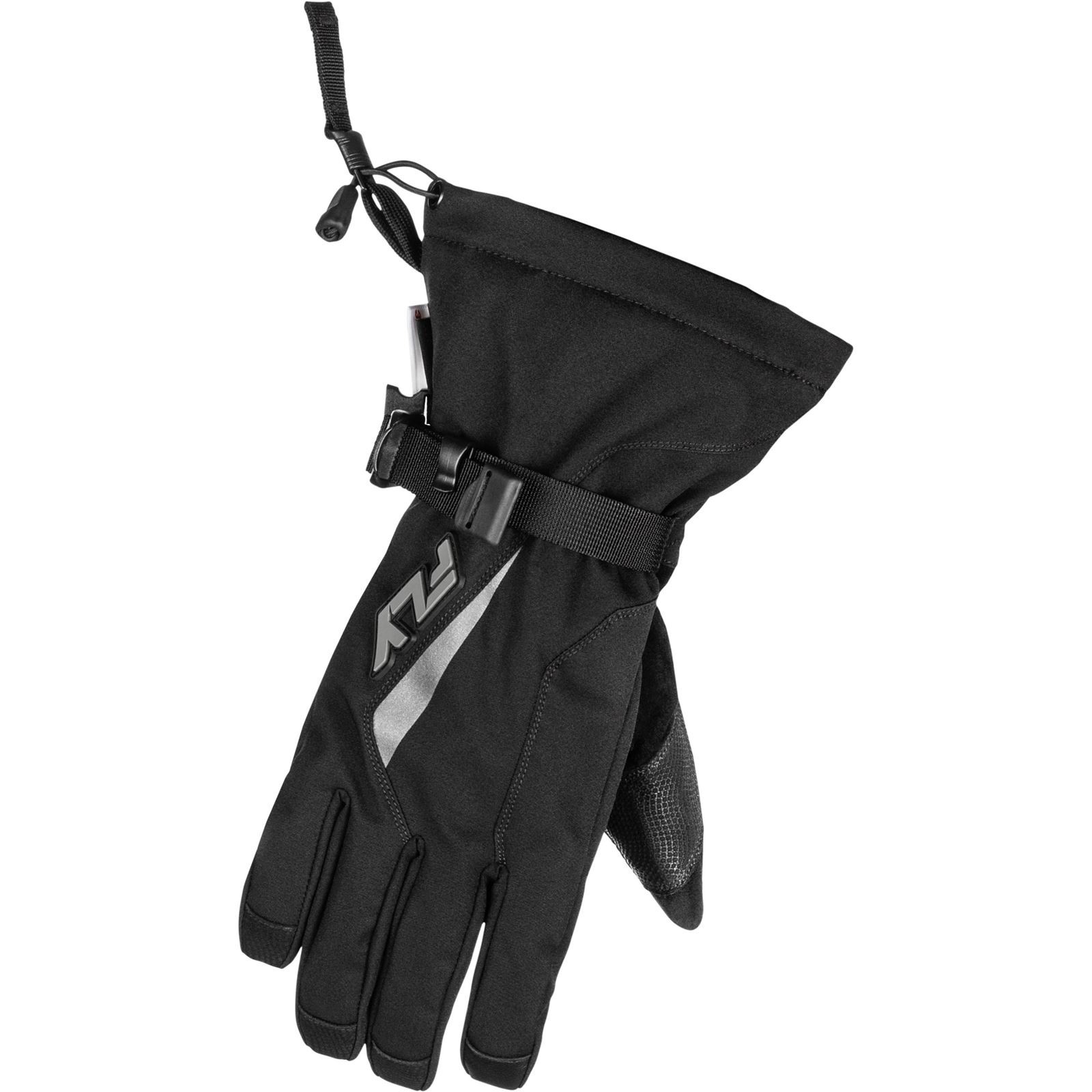 Title Gauntlet - Motocross Style Gloves - Black/Grey - Large 371-0604L