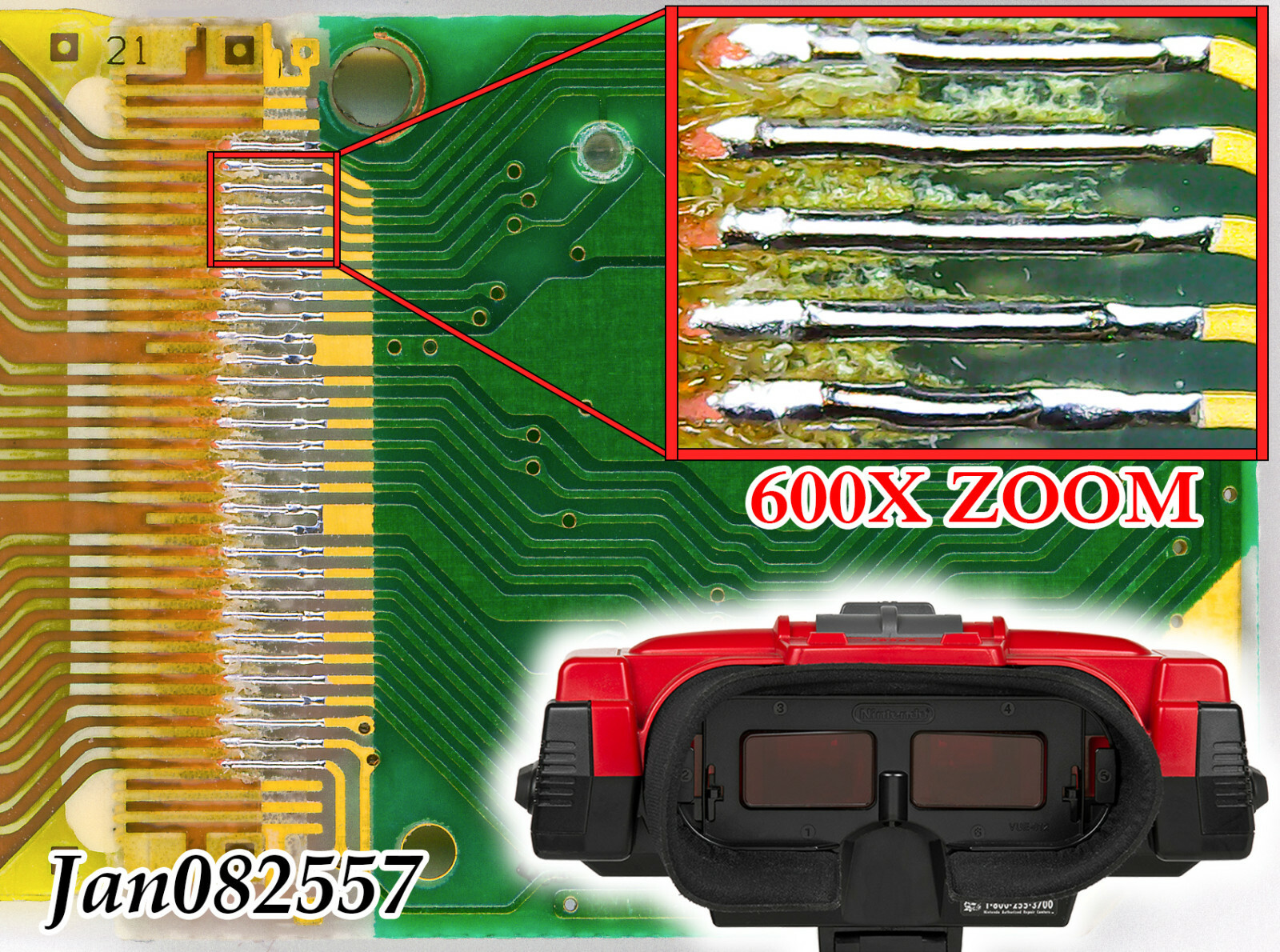 Virtual Boy Permanent Screen Solder Fix Professional Repair Service + Cleaning