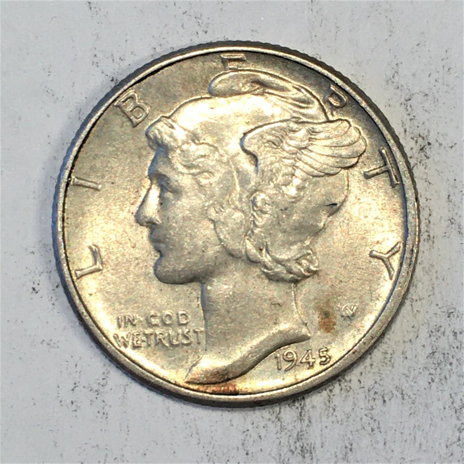1945 Mercury Dime - High Quality Scans #L843