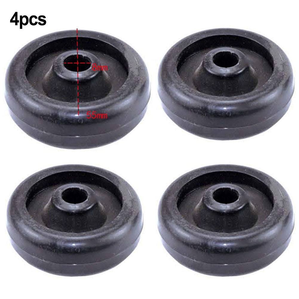 4pcs Caster Wheels Nylon for Treadmill and Exercise Bike Fitness Equipment Set