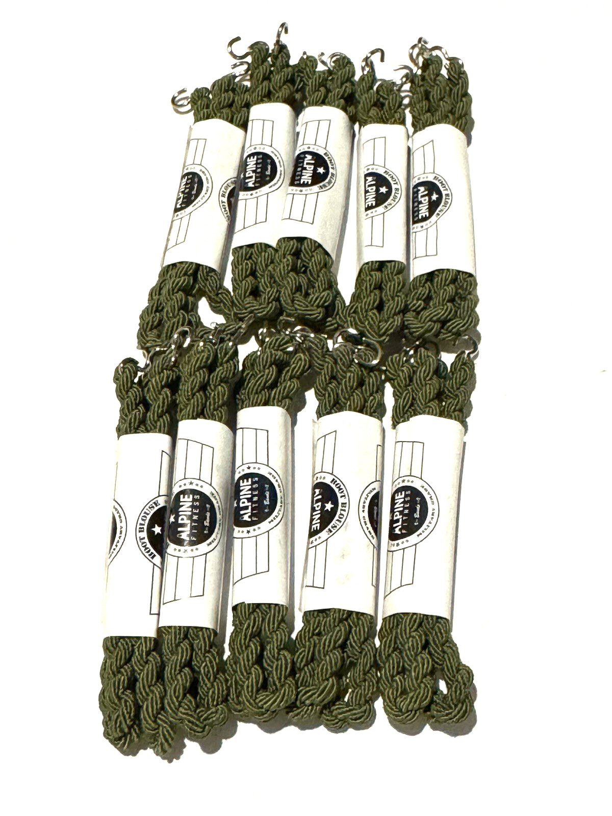 Alpine Boot Blouse Bands Military Grade Olive Green BDU 10 CT US Army NEW READ