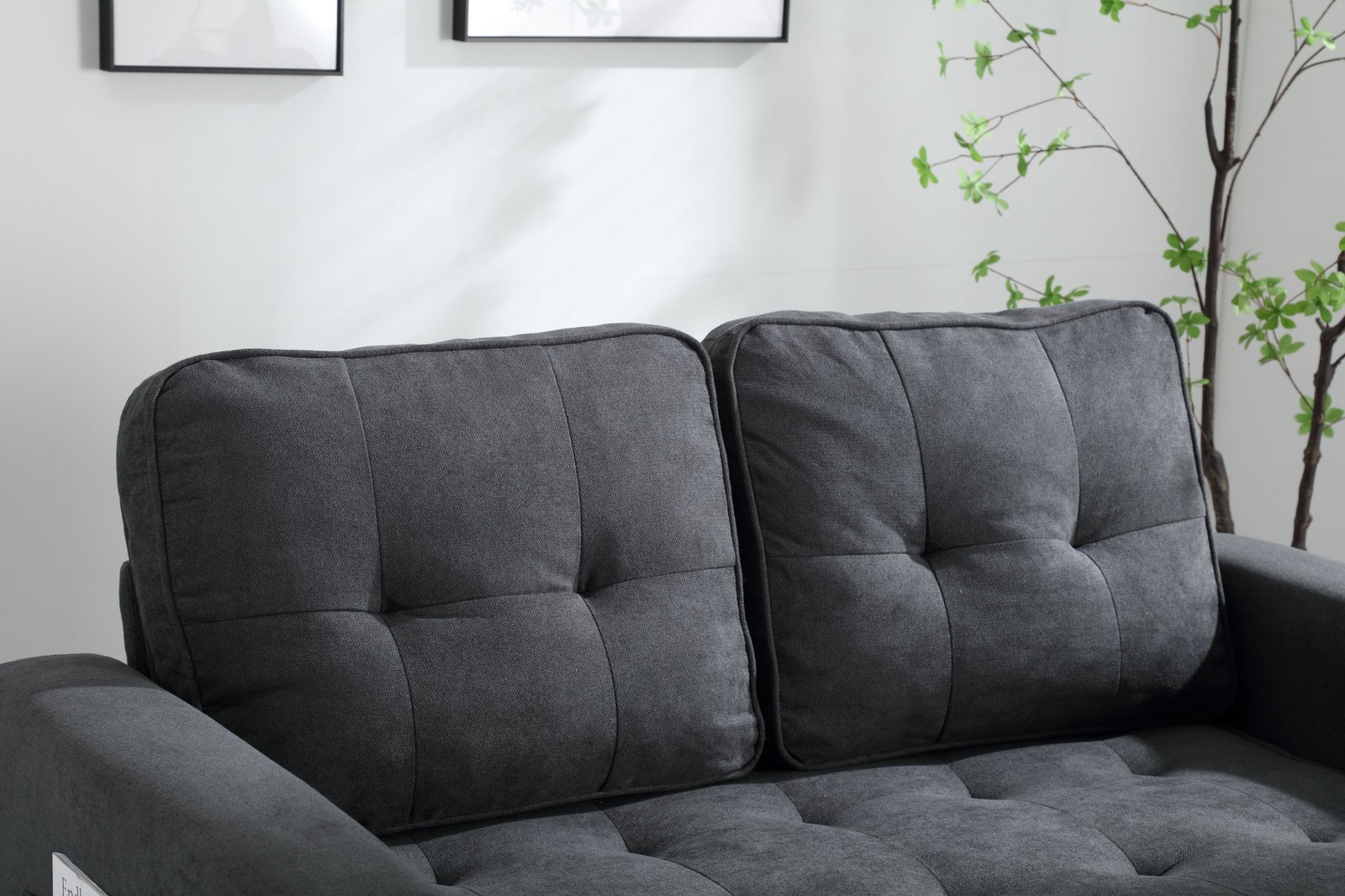 3 Fold Sofa,Convertible Futon Couch sleeper sofabed,Space saving loveseat,Pull O