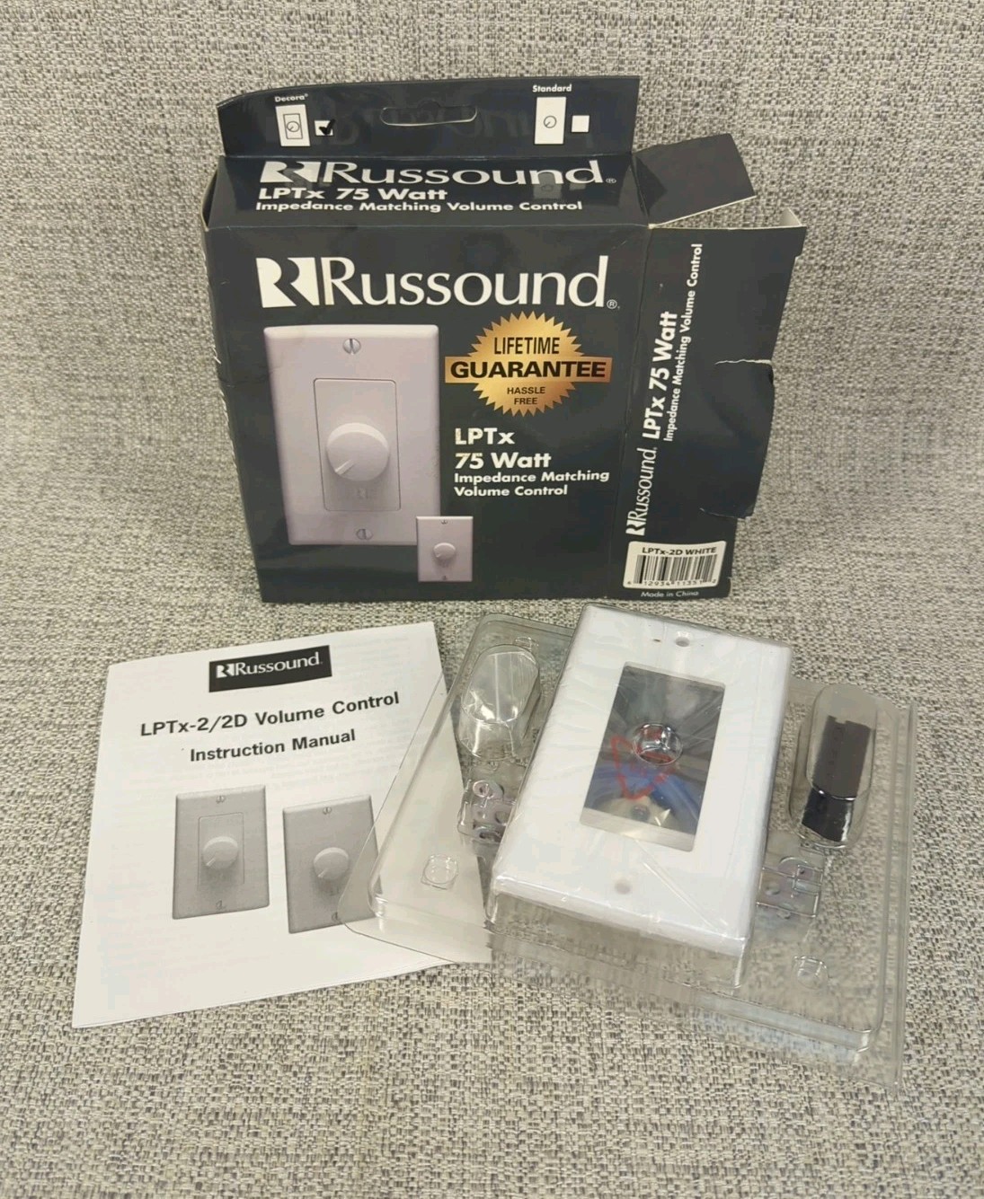 Russound LPTx -  75 Watt Impedance Matching Wall Stereo Speaker Volume Control