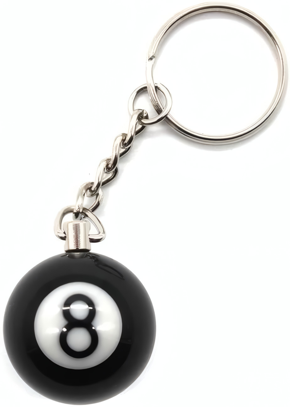 MUSKETEER Billiard Keychain No. 8