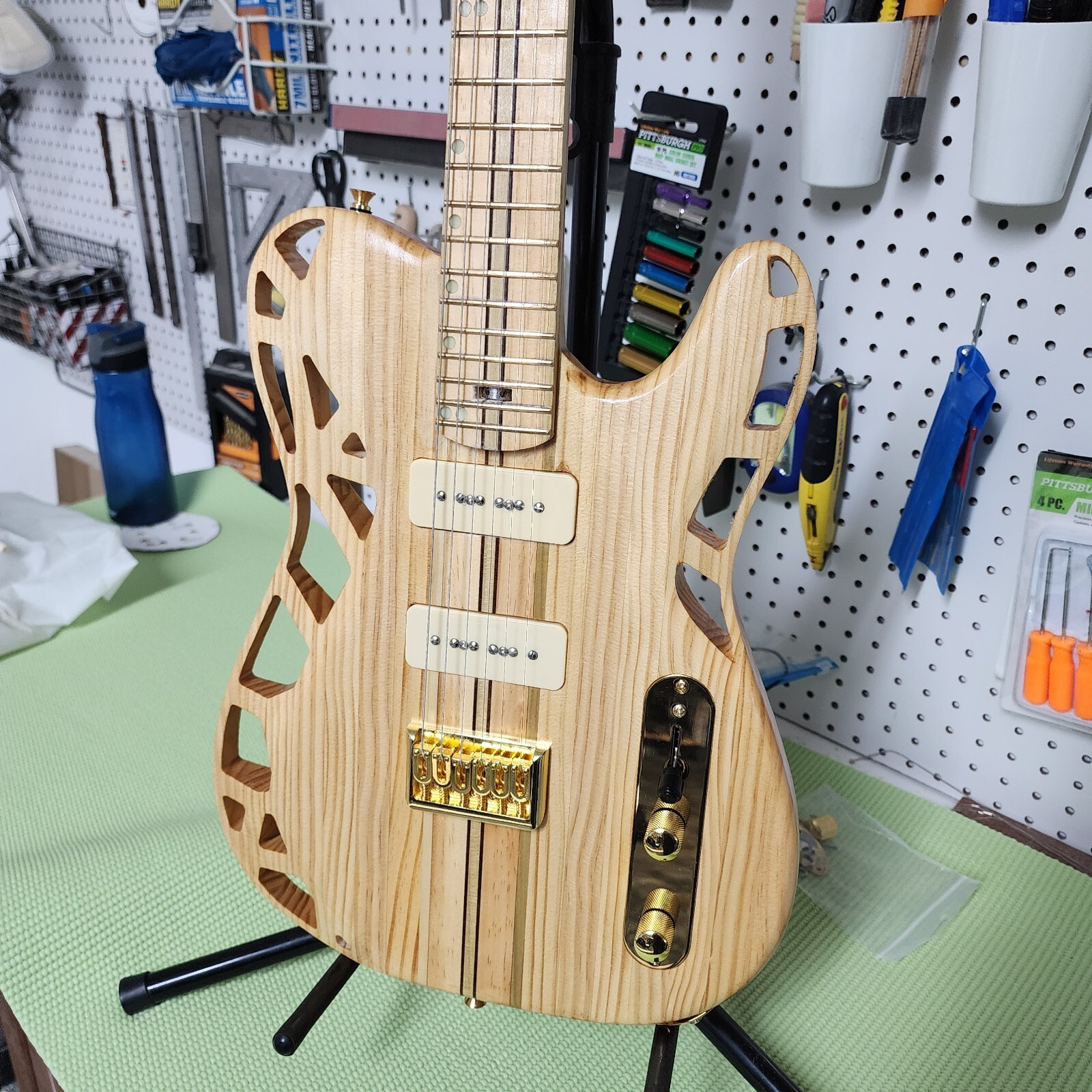 Rising Tide Sound Works "Chamber T" 2024 Natural Oil Finish P90 Pickups