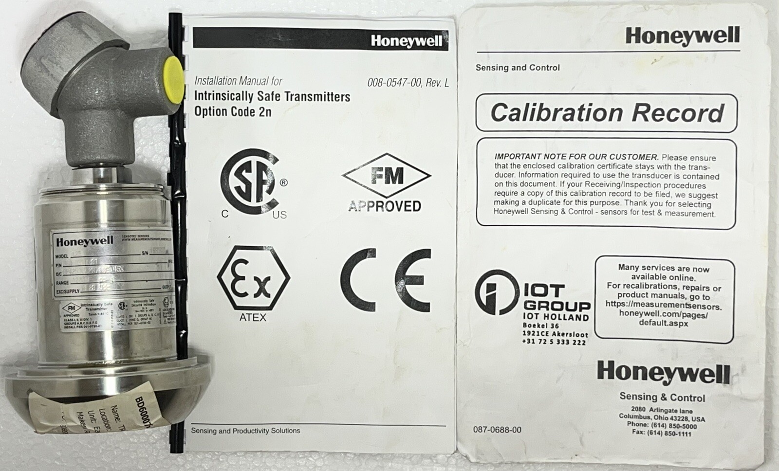 Honeywell Wing Union Pressure Transducers Model 425  WIAR PRESSURE 10,000 PSI 🆕