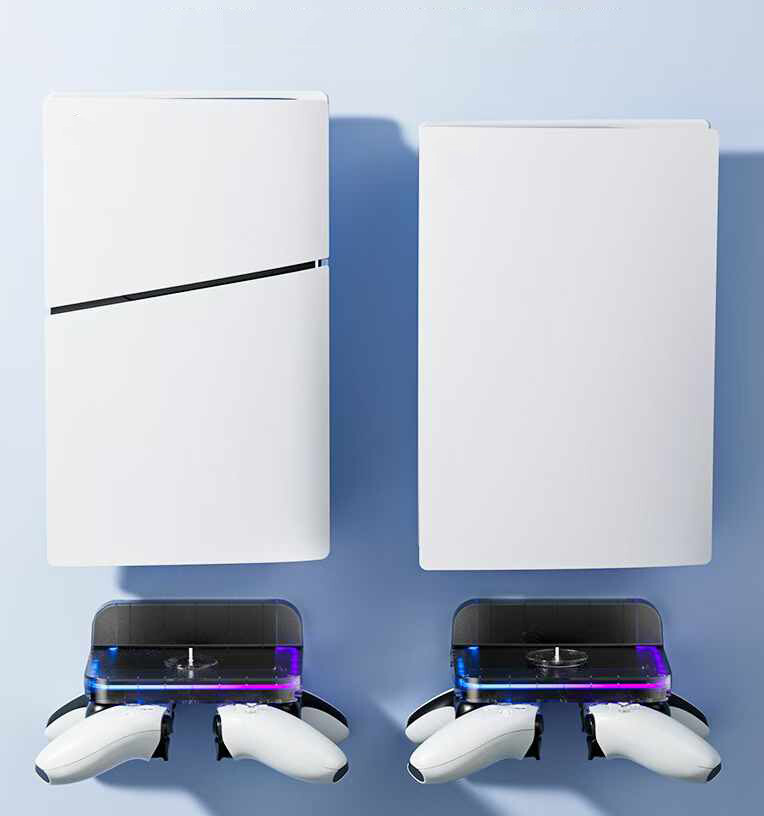 Host Wall Hanging Bracket For Sony PS5/PS5 Slim/PS5 Pro Console Handle Storage