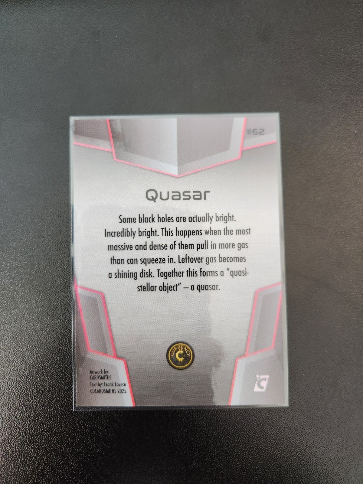 2025 Cardsmiths Space Galactic Edition Quasar #62 Crystal Sparkle Parallel