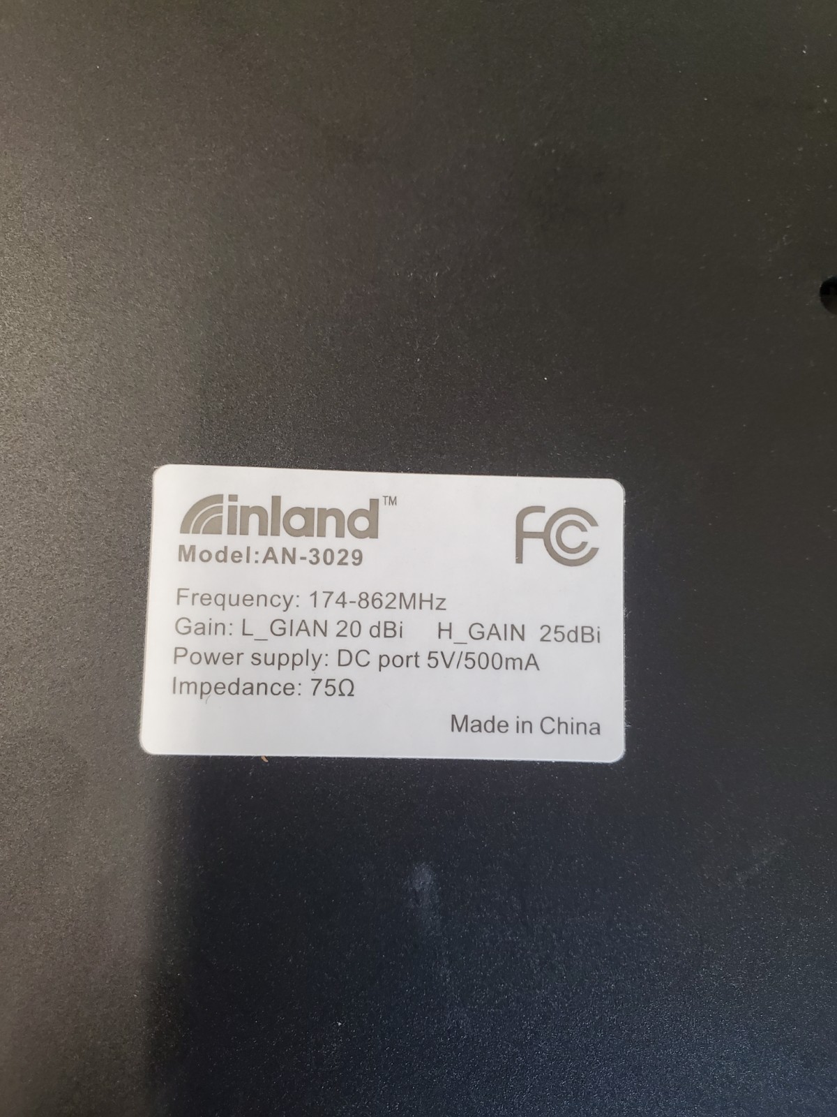 Inland Router Model AN-3029 Wall Mount 4 Antenna Bundle
