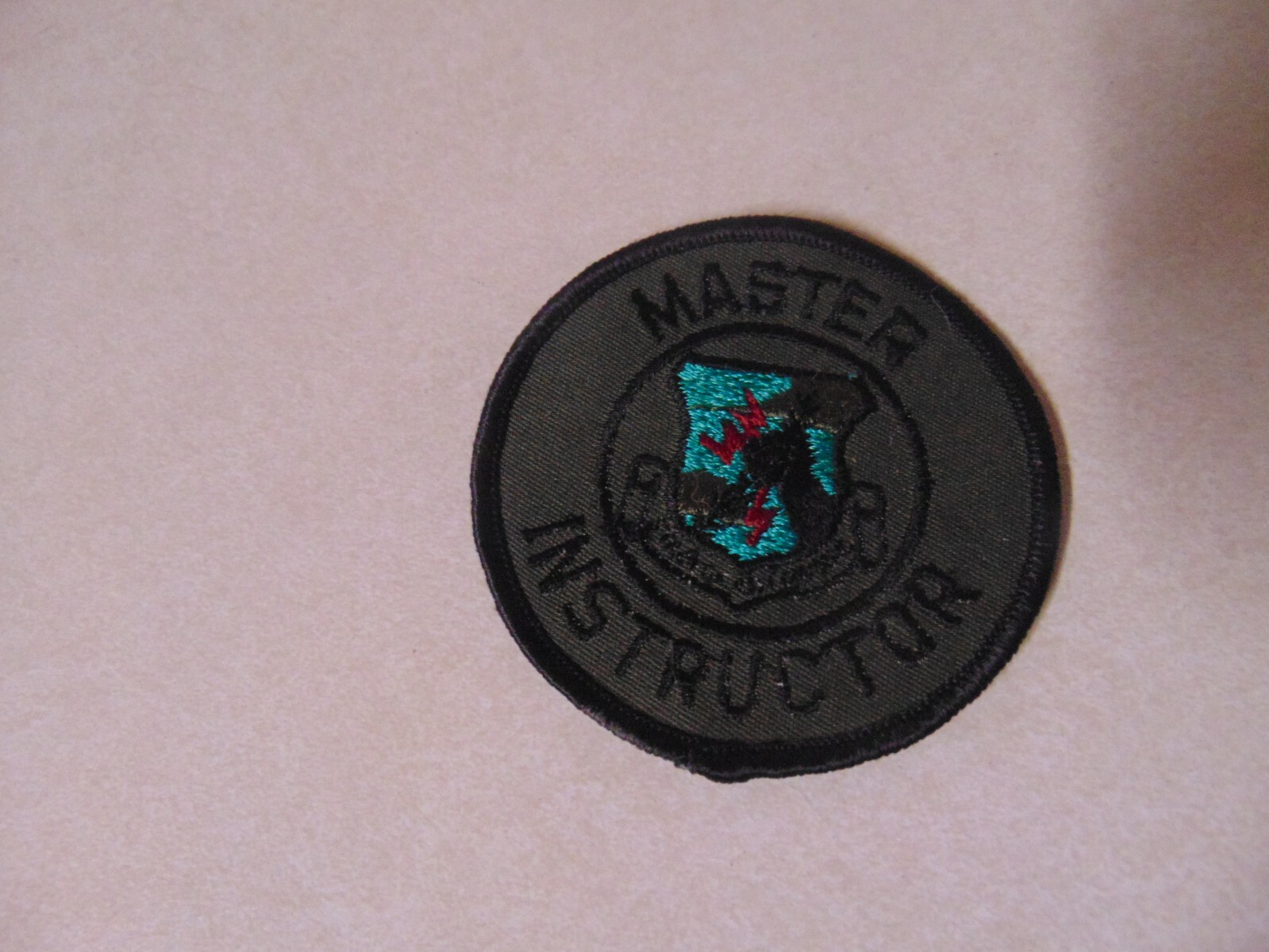 MILITARY PATCH SEW ON OLDER POCKET US AIR FORCE MASTER INSTRUCTOR