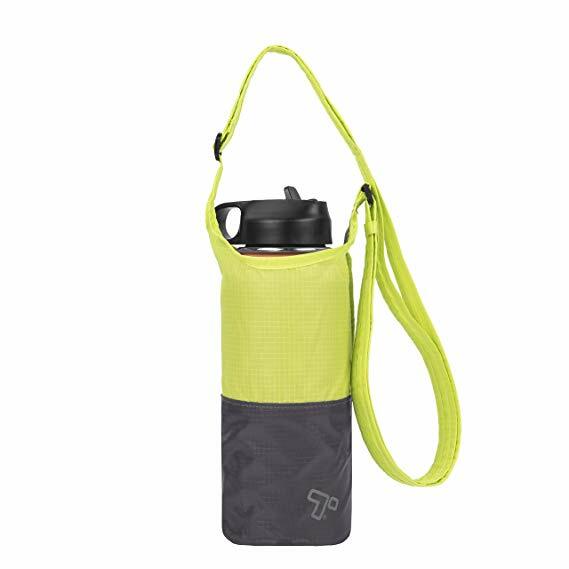 Travelon Packable Water Bottle Tote / Carrier - Lime Green