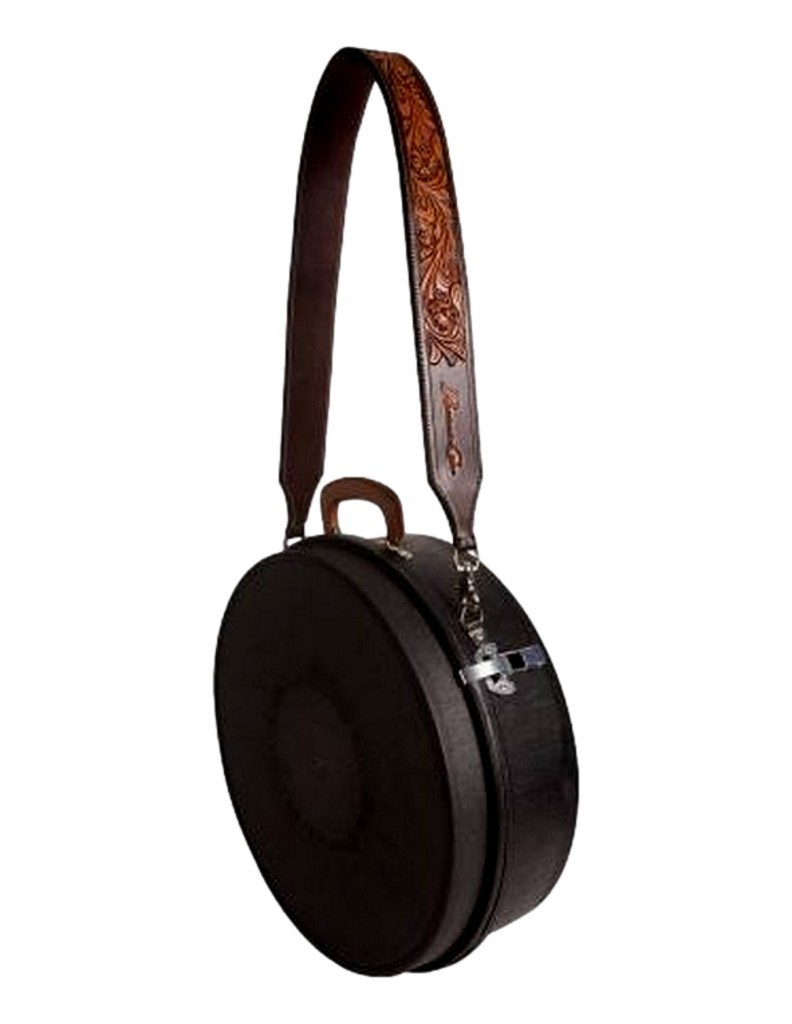 Professionals Choice Rope Can Strap Tooled Prairie Flower 3PRCS-2