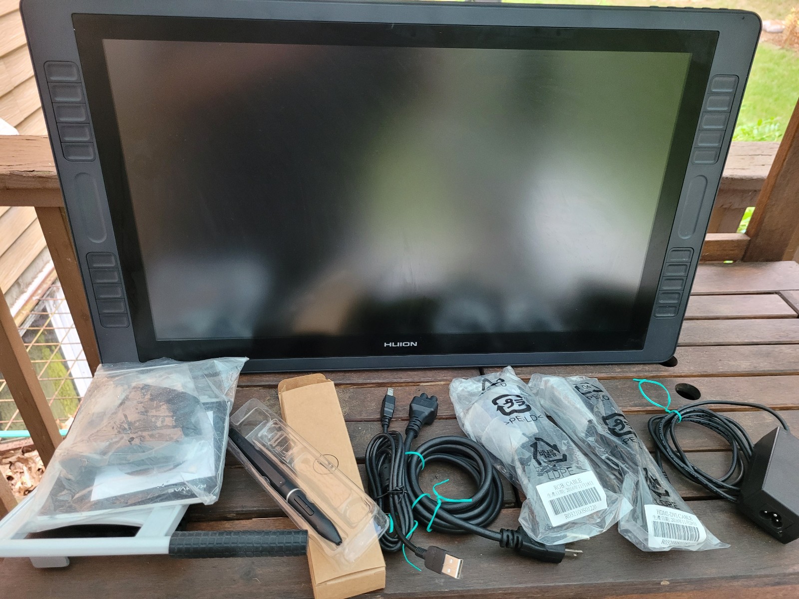 Huion Kamvas GT-221 Pro Pen Display Drawing Tablet Monitor *Read Description*